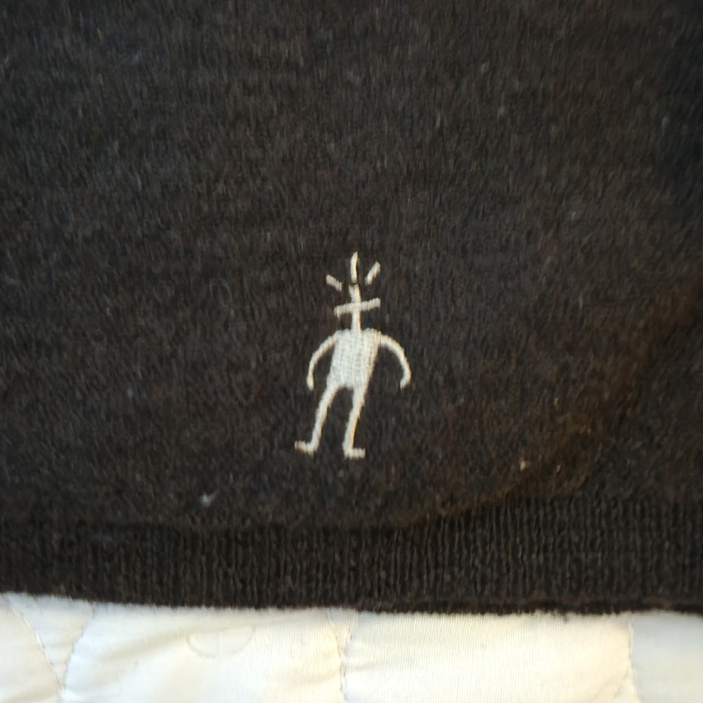 Chocolate Brown Striped Sweater XL Smartwool - Picture 6 of 8